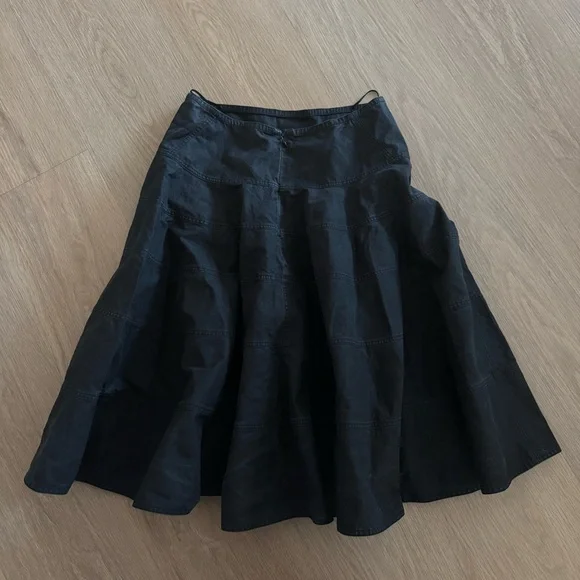 Vintage Azzedine Alaïa Cotton Structured Skirt - Xs/S - Picture 5 of 6